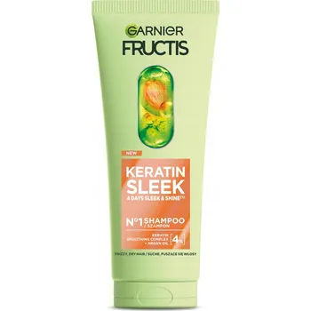 Šampon Šampon pro Suché a Krepatějící se Vlasy Garnier Fructis Keratin Sleek 200 Ml