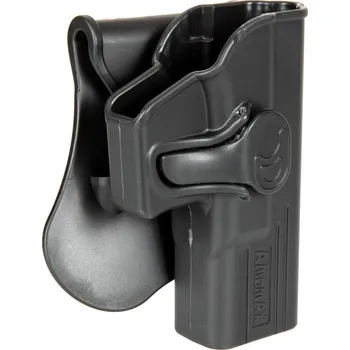 Polymerové opaskové pouzdro pro Glock 19/23/32 - černé, Amomax