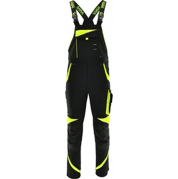 Pracovní obuv Pracovní kalhoty zahradnické Sara černé dlouhé vel. 56 bavlna s kapsami