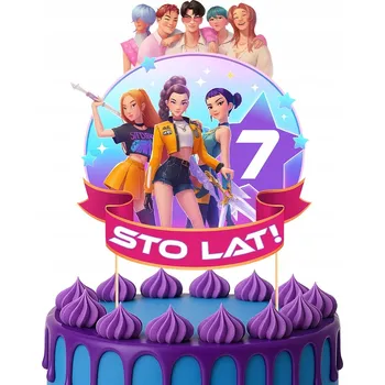 Obraz TOPER NA DORT TOPPER LOVKYNĚ DÉMONŮ STO LET! DEMON HUNTERS HUNTRIX 3 ROKY