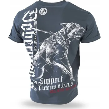 Tričko pánské tričko Dobermans Aggressive TS220 vel. L Grafitové