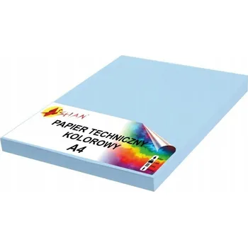 Kancelářský papír Technický papír A4 160g pastelově modrý 50 listů