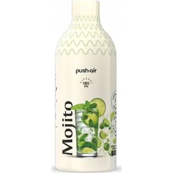 Příprava sody PUSHAIR Sirup do Vody a Nápojů MOJITO Koncentrát pro Sodobar Dafi 500 ml