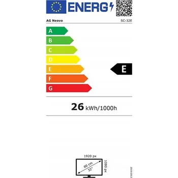 Monitor LED Monitor AG Neovo SC-32E 31,5" 1440 x 900 px IPS / PLS