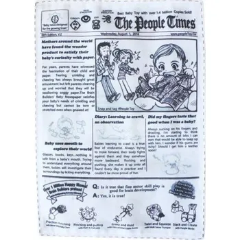 Hračka pro psa Pískací kousací hračka pro psy 25 x 18 cm Plyšové noviny Pet Paper Toy Šustivá psí hračka proti stresu Interaktivní hračky pro mazlíčky
