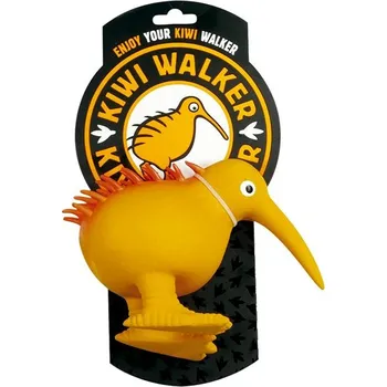 Hračka pro psa Kiwi Walker Latexová hračka pískací Kiwi M 11,5 cm oranžová