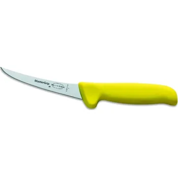 Kuchyňský nůž F. Dick Speciální vykosťovací nůž se zahn. čepelí, světle žlutý, neohebný v délce 13 cm 13 cm, sv.žlutá
