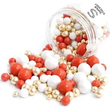 Jedlá dekorace na dort Cukrové zdobení 170g Christmas bells - Super Streusel