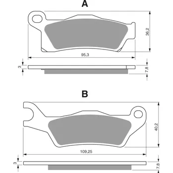 Brzdová destička GOLDFREN brzdové desky 310 S3