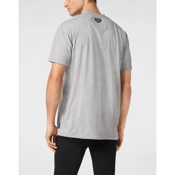 PHILIPP PLEIN T-Shirt 9453 Šedá Regular Fit XL