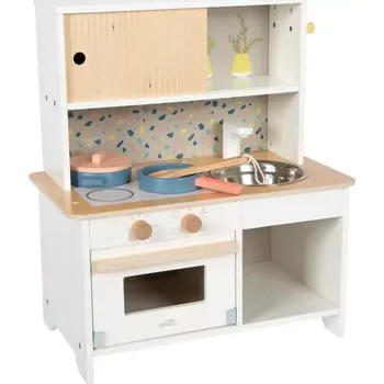 Dětská kuchyňka small foot Dřevěná kuchyňka Terrazzo