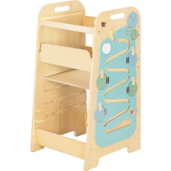 Hračka pro nejmenší Rostoucí učící věž 5v1 Play XL 89cm – mátová