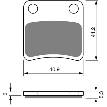 Brzda pro motocykl GOLDFREN brzdové desky 303 AD