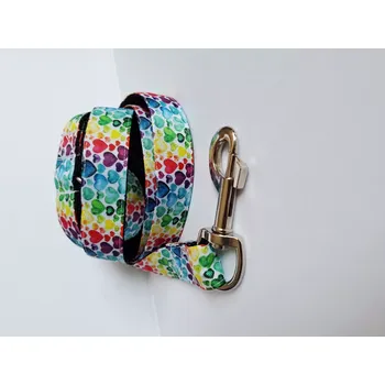 Vodítko pro psa Sunrise Of Freedom vodítko pro psa - čisté srdce délka 1,5m/ šíře 25 mm - červená/modrá/bílá