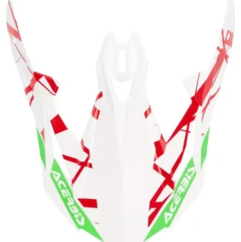 Helma na motorku Acerbis kšilt přilby Acerbis TRACK 22-6, TRACK 22-6 MIPS zelená/bílá