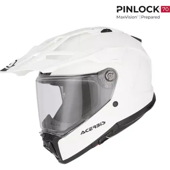 Helma na motorku Acerbis přilba ATTACK bílá M