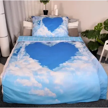 Povlečení 3D EFEKT povlečení SRDCE 140x200 + 70x90