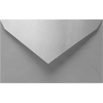 Obálka Barevná obálka 120 x 195 mm, perleťová stříbrná 6ks