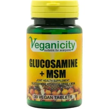 Kloubní výživa Veganicity Glucosamin HCL + MSM, 30 vegan tablet>