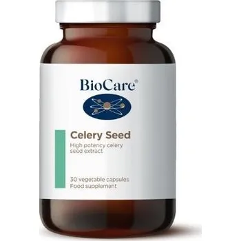 Speciální výživa BioCare Celery Seed přírodní zdroj vitaminů a minerálů, 30 kapslí>