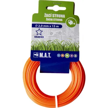 Zahradní technika M.A.T. GROUP struna 2,0/15m hvězda