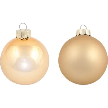 Vánoční dekorace Sada vánočních baněk Brokatgold, zlatá, sklo, 30 ks&nbsp;12205P630