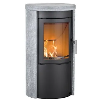 Krbová kamna HETA Scan-line 500 šedý lak a kompletní obklad mastek