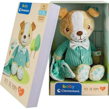 plyšák Clementoni CLEMENTONI PLYŠ Baby můj první pejsek 28cm v dárkové krabici pro miminko