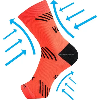 Dámské ponožky VoXX® Protect kotník Barva: neon oranžová, Velikost: S-M