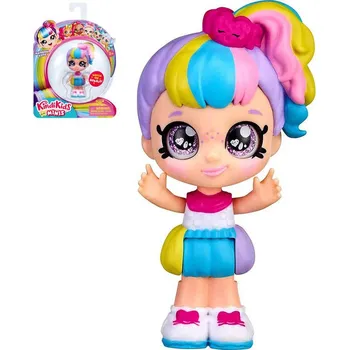 Panenka _Ostatní 1_ KINDI KIDS Minis Panenka mini Rainbow Kate 9cm kývá hlavou velké oči