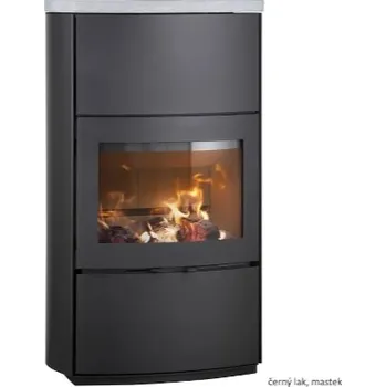 Krbová kamna HETA Scan-line 1000S šedý lak a horní deska mastek