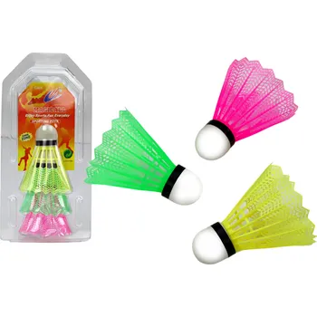 Mamido Sada barevných badmintonových míčků 3 ks