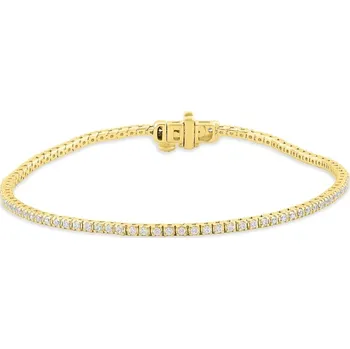 Náramek Zlatý tenisový náramek s lab-grown diamanty Ema