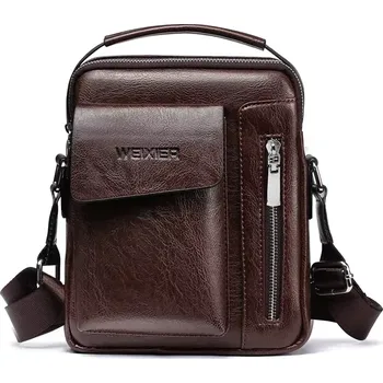 WEIXIER pánská taška přes rameno Antonio Hnědá