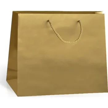 Nákupní taška Dárková taška Gold 32x13x29 G092