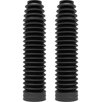 Chrániče vidlic Polisport – černá harmonika 250×32–60 mm | Gumový návlek černá