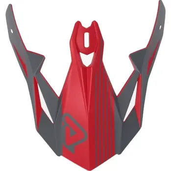 Helma na motorku Acerbis kšilt k přilbě Acerbis X-TRACK šedá/červená