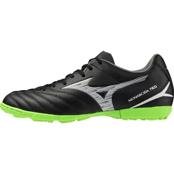 Kopačky Pánské fotbalové turfy Mizuno MONARCIDA NEO III SELECT AS(U) / Black/Neon Green Velikost: 43.0/9.0