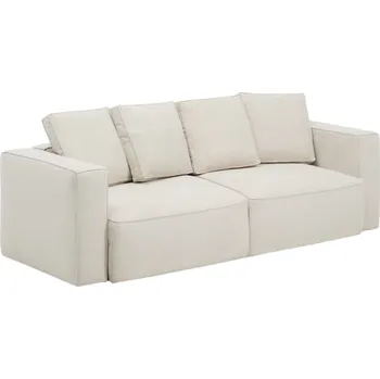 Pohovka Kave Home Béžová rozkládací pohovka Marela 236 cm