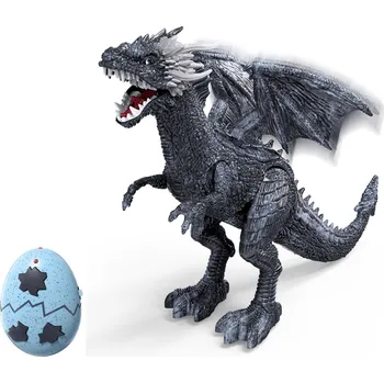 Wiky Ledový drak dýmící s efekty RC na dálkové ovládání 56 cm