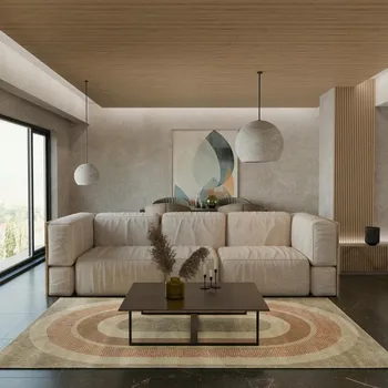 Koberec JUTEX Kusový koberec VIRGINIA 73404 251 béžový BARVA: Béžová, ROZMĚR: 160x230 cm