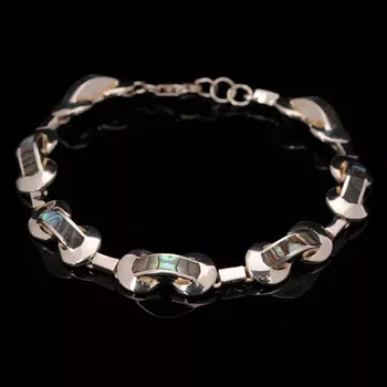 Náramek Stříbrný náramek s Paua perletí Ag 19,3 g