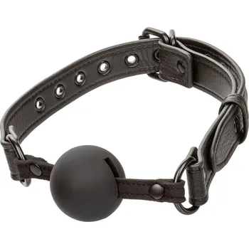 BDSM obojek CalExotics Nocturnal Collection Ball Gag - Black
