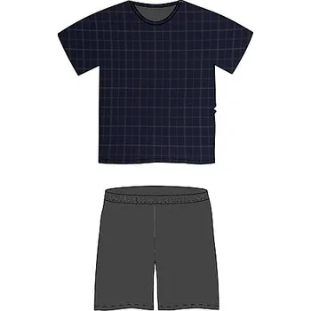 Pánské pyžamo Lonka® Ventor pyžamo krátký rukáv Barva: vzor D-02, Velikost: XL