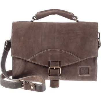 Pánská aktovka Pánská ručně šitá kožená Aktovka KUBÁT - Haus |hnědá| 551332