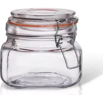 Orion Skleněná s víkem patent Bela 500 ml