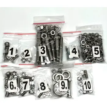 Motor pro motocykl Sada šroubů Jawa Pionýr 50/20 - nerez