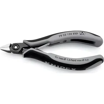 Dílna Precizní boční štípací kleště Knipex 79 32 125 ESD SB - pro elektroniku, špičatá hlava (K 79 32 125 ESD SB)