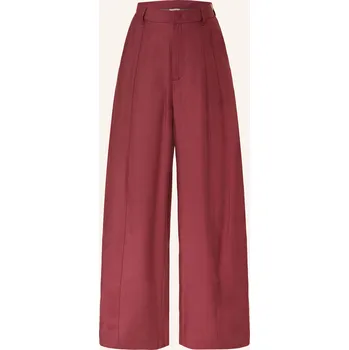 American Vintage Dámské Marlene Kalhoty, tmavě červená, 40