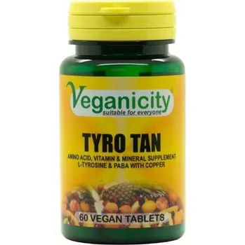 Veganicity Tyro Tan - podpora pro zdravé opálení, 60 tablet>